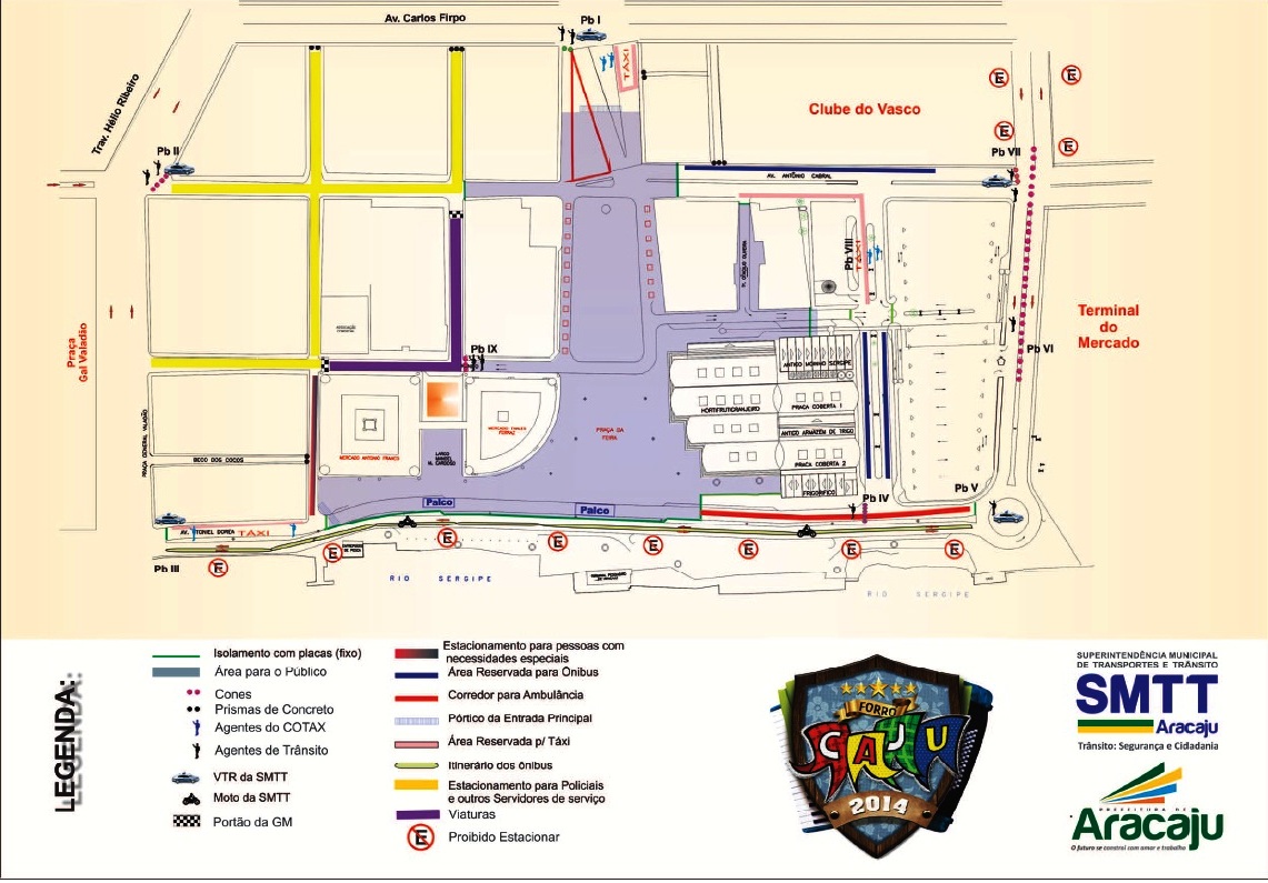 Forró Caju 2014: SMTT apresenta plano de operação para o trânsito - SMTT Aracaju